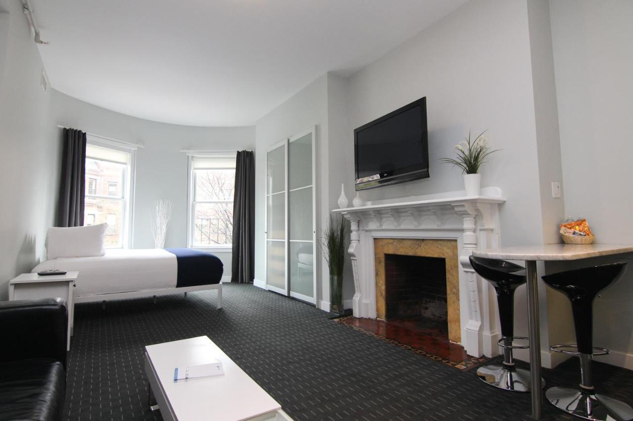 Stylish Newbury Street Studio, #4 Boston Eksteriør bilde